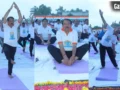 अंतरराष्ट्रीय योग दिवस पर दिखा उत्साह, “योग फॉर हेल्दी एजिंग” थीम पर हजारों लोगों ने किया सामूहिक योगाभ्यास​