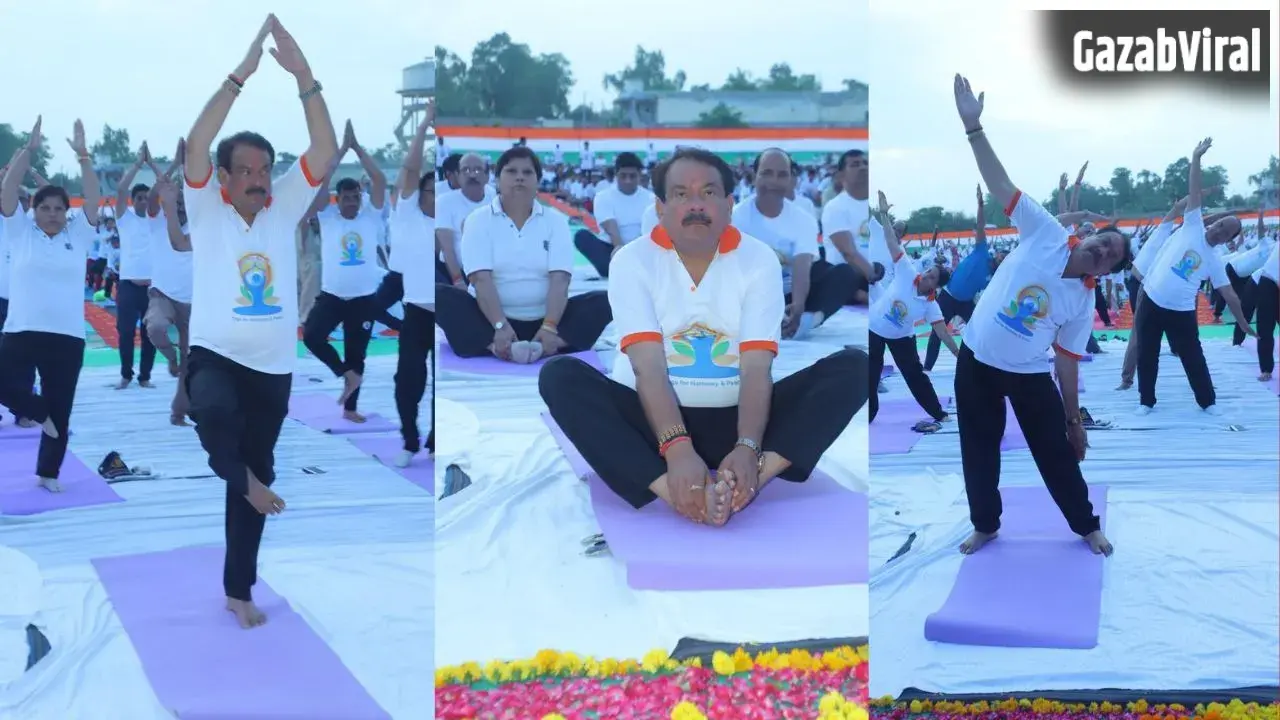अंतरराष्ट्रीय योग दिवस पर दिखा उत्साह, “योग फॉर हेल्दी एजिंग” थीम पर हजारों लोगों ने किया सामूहिक योगाभ्यास​