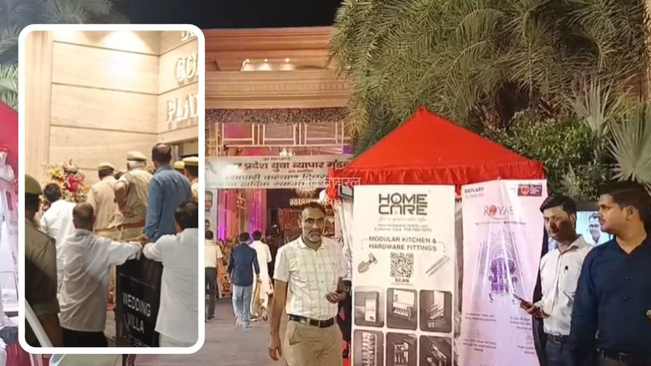 नोएडा के बैंक्वेट हॉल में बीच में अटकी लिफ्ट, 20 मिनट तक फंसे रहे 6 लोग; पुलिस ने सुरक्षित निकाला