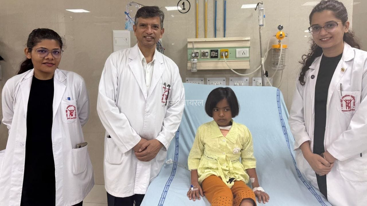 SGPGI के डॉक्टर्स का कमाल… 6 साल की बच्ची की सफल रोबोटिक थायरॉयड सर्जरी​