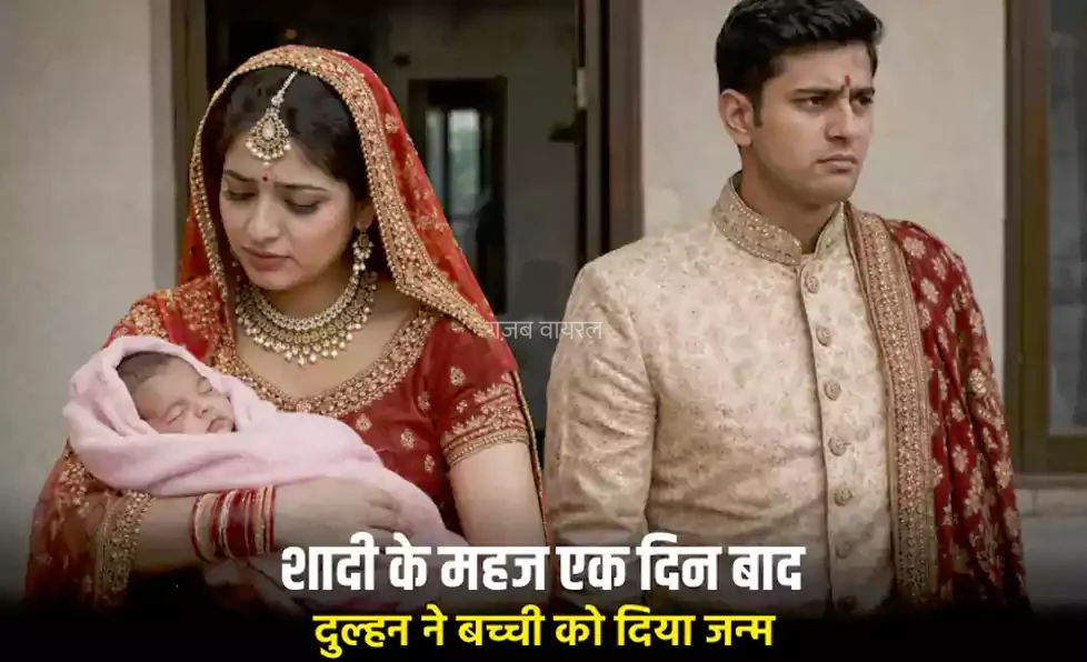 शादी के महज एक दिन बाद दुल्हन ने बच्ची को दिया जन्म, दूल्हे ने साथ रखने से किया इनकार, फिर…