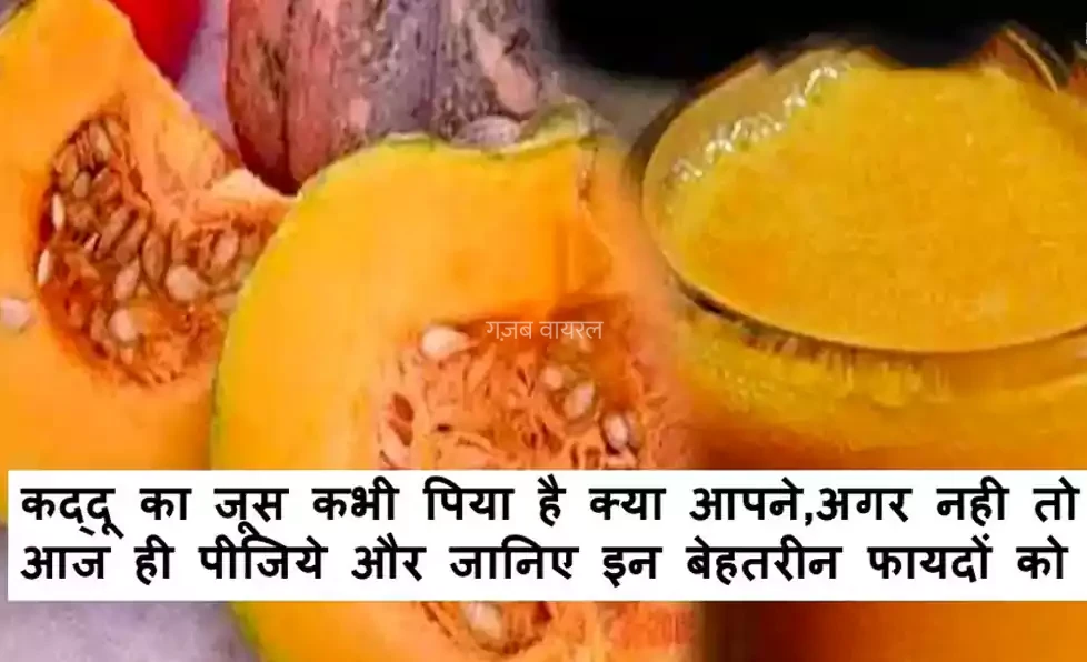 ​​कद्दू का जूस कभी पिया है क्या आपने? अगर नही तो आज ही पीजिये और जानिए इन बेहतरीन फायदों को