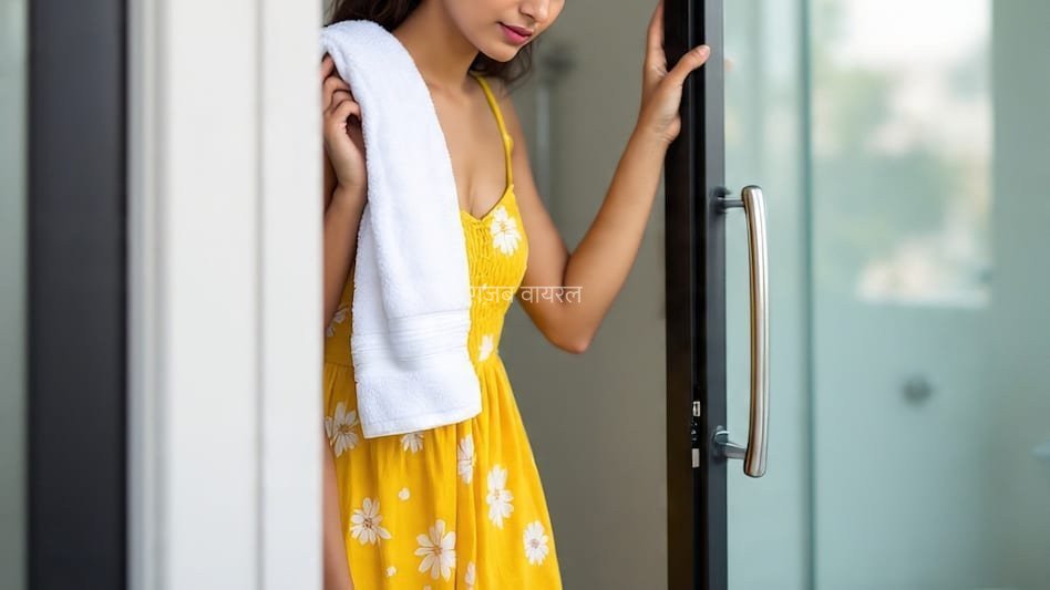 साली बाथरूम से नहाकर निकली तो उसका जीजा उसे देख रहा था। फिर साली ने कर दी ऐसी बात की​​​