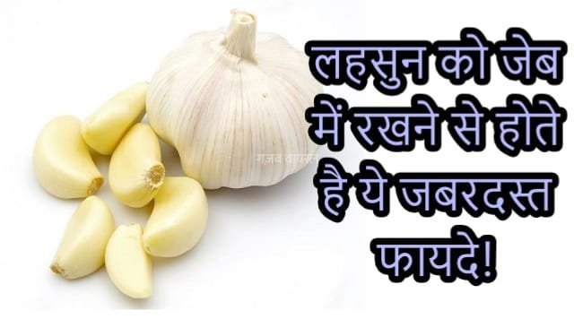 लहसुन को जेब में रखने से होते है ये जबरदस्त फायदे, क्लिक करके जाने पूरी खबर