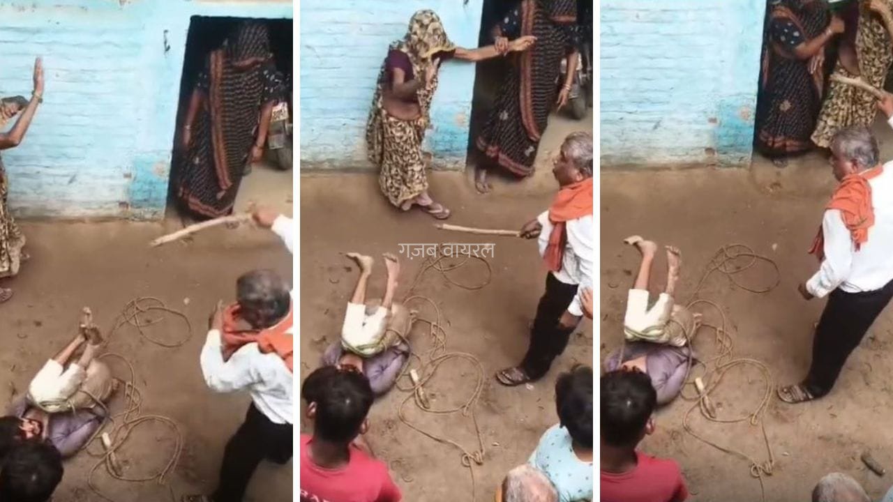 शादीशुदा प्रेमिका से मिलने पहुंचा… घर वालों ने दोनों को रस्सी से बांधा, फिर दी तालिबानी सजा