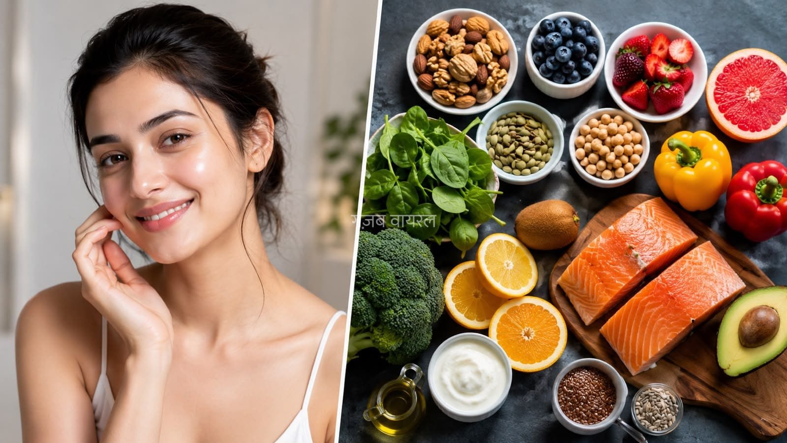 स्किन को हेल्दी और ग्लोइंग बनाने के लिए डाइट में शामिल करें ये फूड्स