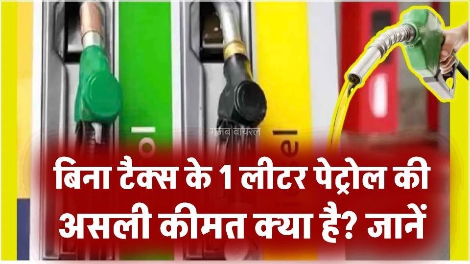 ​​बिना टैक्स के 1 लीटर पेट्रोल की असली कीमत क्या है? जानें डीलर कमीशन और टैक्स की पूरी जानकारी