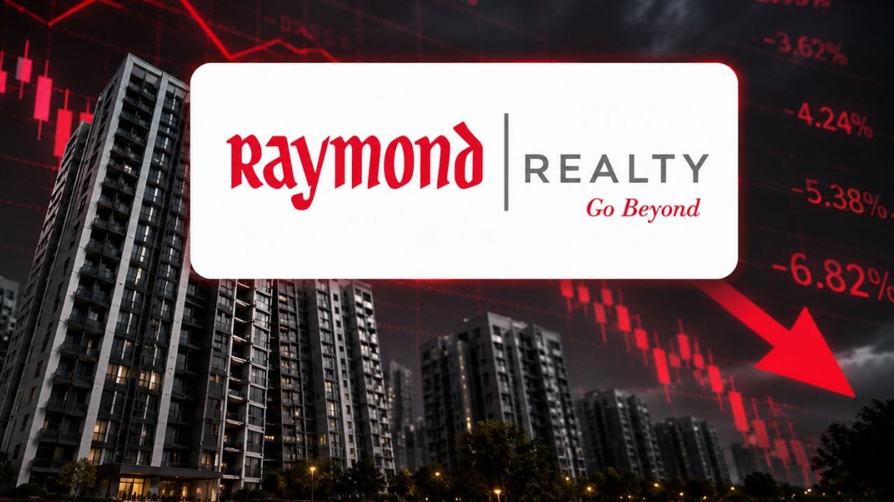 मुनाफा घटा तो धड़ाम से गिरे Raymond Realty के शेयर, निवेशकों ने शुरू की भारी बिकवाली