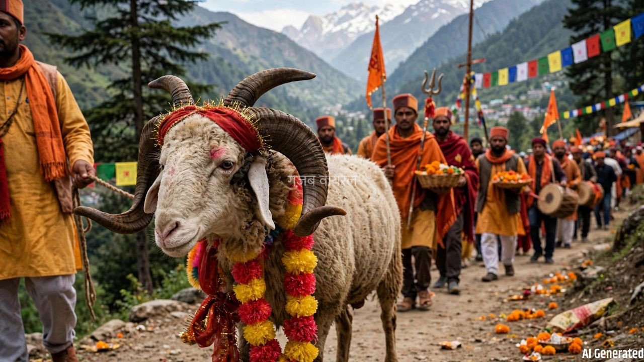 Lokjat Yatra 2026:​​ मां नंदा​​ की यात्रा में सबसे आगे क्यों चलता है 4 सींगों वाला मेढ़ा? जानें कहां तक जाता है चौसिंग्या खाडू​​