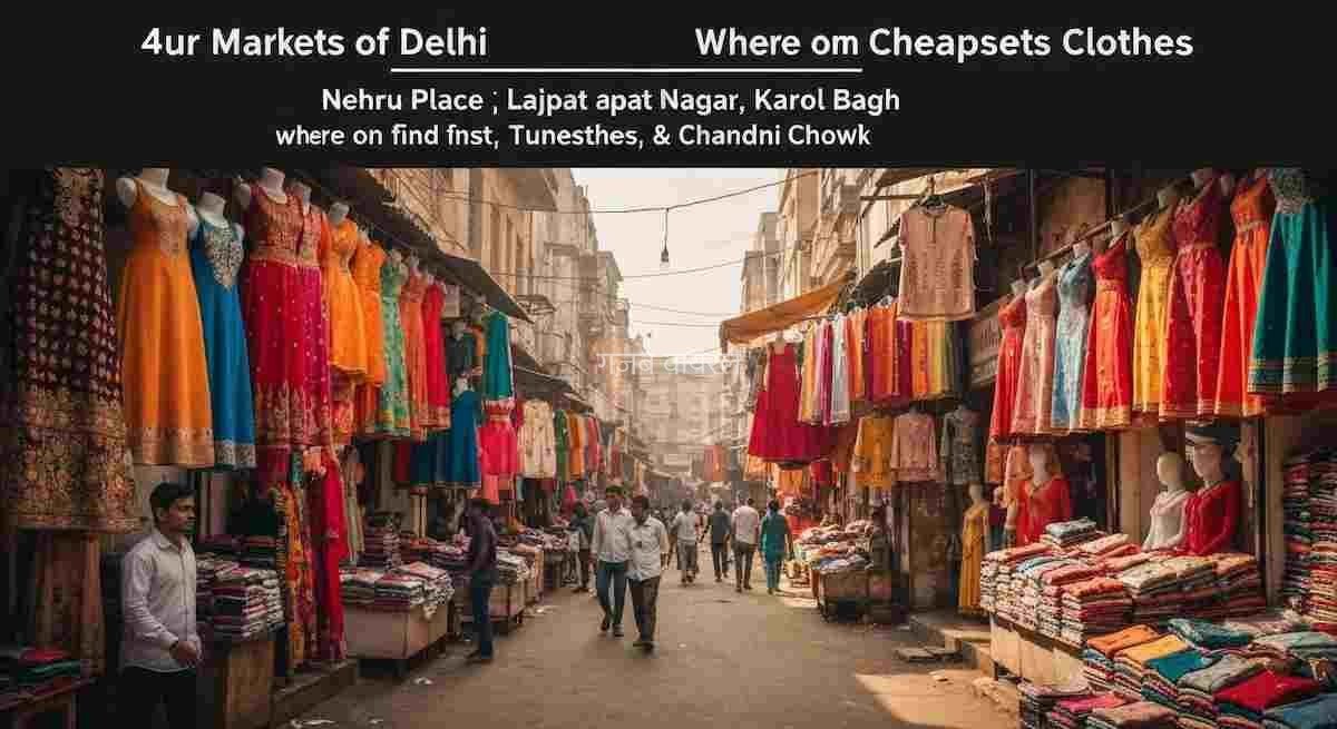 जींस 200 रुपये में, टॉप 100 रुपये का! दिल्ली के ये 4 बाजार नहीं, लड़कियों के लिए ‘जन्नत’ हैं.​​​