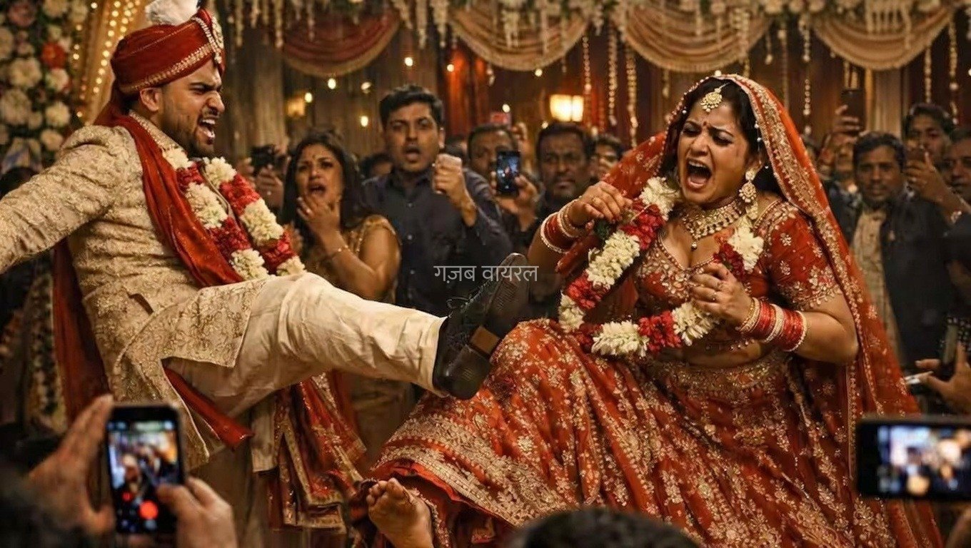 बार बार सेल्फी लेने से गुस्साए दूल्हे ने दुल्हन को मारी लात, बरातियों-घरातियों के बीच जमकर हुई मारपीट