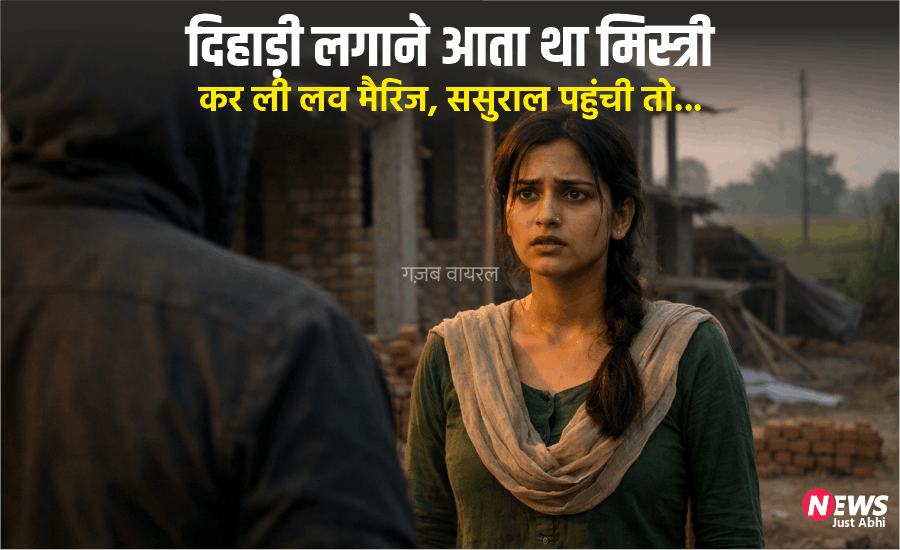 दिहाड़ी लगाने आता था मिस्त्री फिर कर ली लव मैरिज, ससुराल पहुंची तो पता चली असलियत, अब थाने के काट रही चक्कर